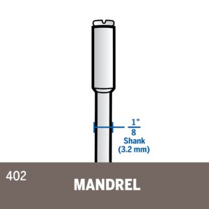 Dremel 402 Mandrel, Silver, Pack of 1