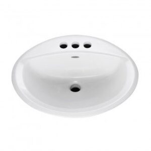 American Standard 0476028.020 Aqualyn Countertop Sink, White