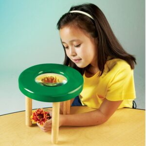 Learning Resources Tabletop Tripod Magnifier, 4x Magnifier