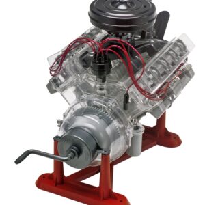 Revell 85-8883 1/4 Visible V-8 Engine Plastic Model Kit, 12-Inch,Multi-Colored