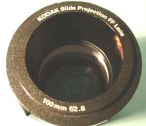 kodak 100mm f/2.8 flat field projection lens for kodak carousel slide projector