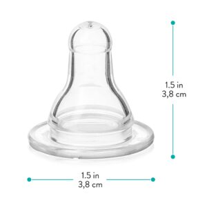 Evenflo Classic Fast Flow Silicone Nipples 4 ea, Clear