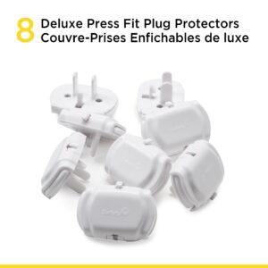 Safety 1st Deluxe Press Fit Outlet Plugs, 8 Count