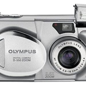 OM SYSTEM OLYMPUS Camedia D-550 3MP Digital Camera w/2.8x Optical Zoom