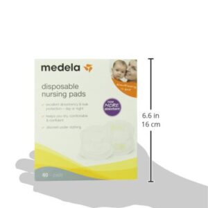 Medela Nursing Pads, Disposable Breast Pad, Pack of 60