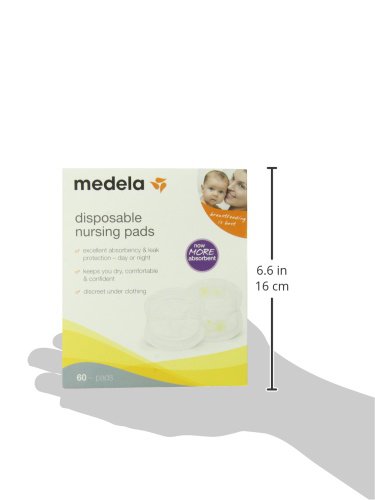 Medela Nursing Pads, Disposable Breast Pad, Pack of 60