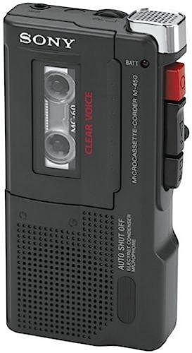 Sony M-450 Microcassette Recorder with 30 Hours of Battery Life