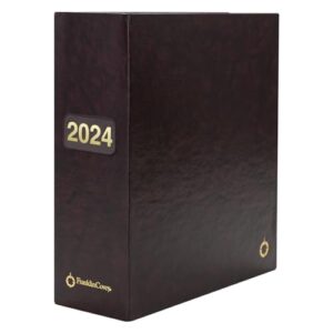 franklincovey - storage binder - protect past and future planner pages (classic, burgundy)