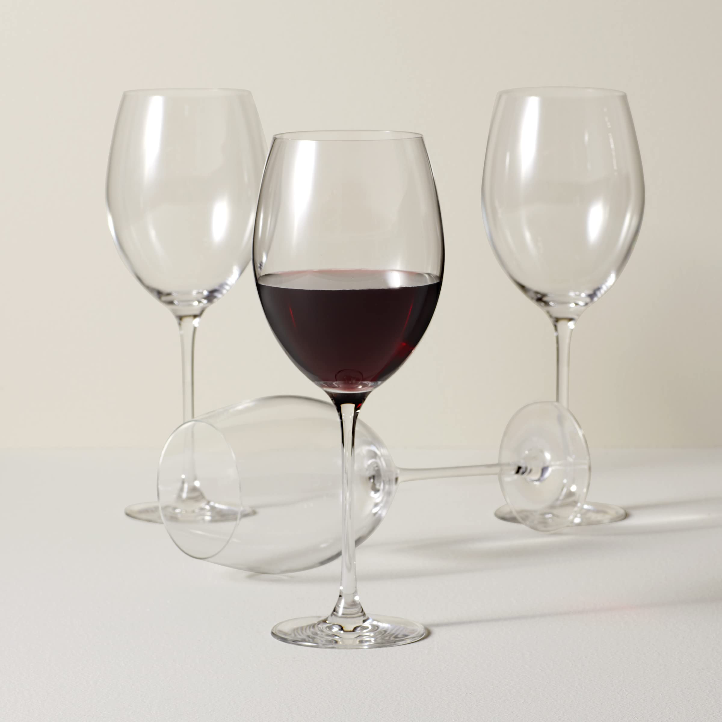 Lenox Tuscany Classics 4-piece Bordeaux Glass Set, 3.35 LB, Clear