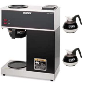 bunn-o-matic pour-o-matic model vpr coffee brewer, 14.4liters stainless steel/black