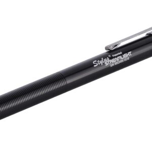 Streamlight 65022 Stylus 2-Lumen Blue LED Pen Light with 3 AAAA Alkaline Batteries, Black