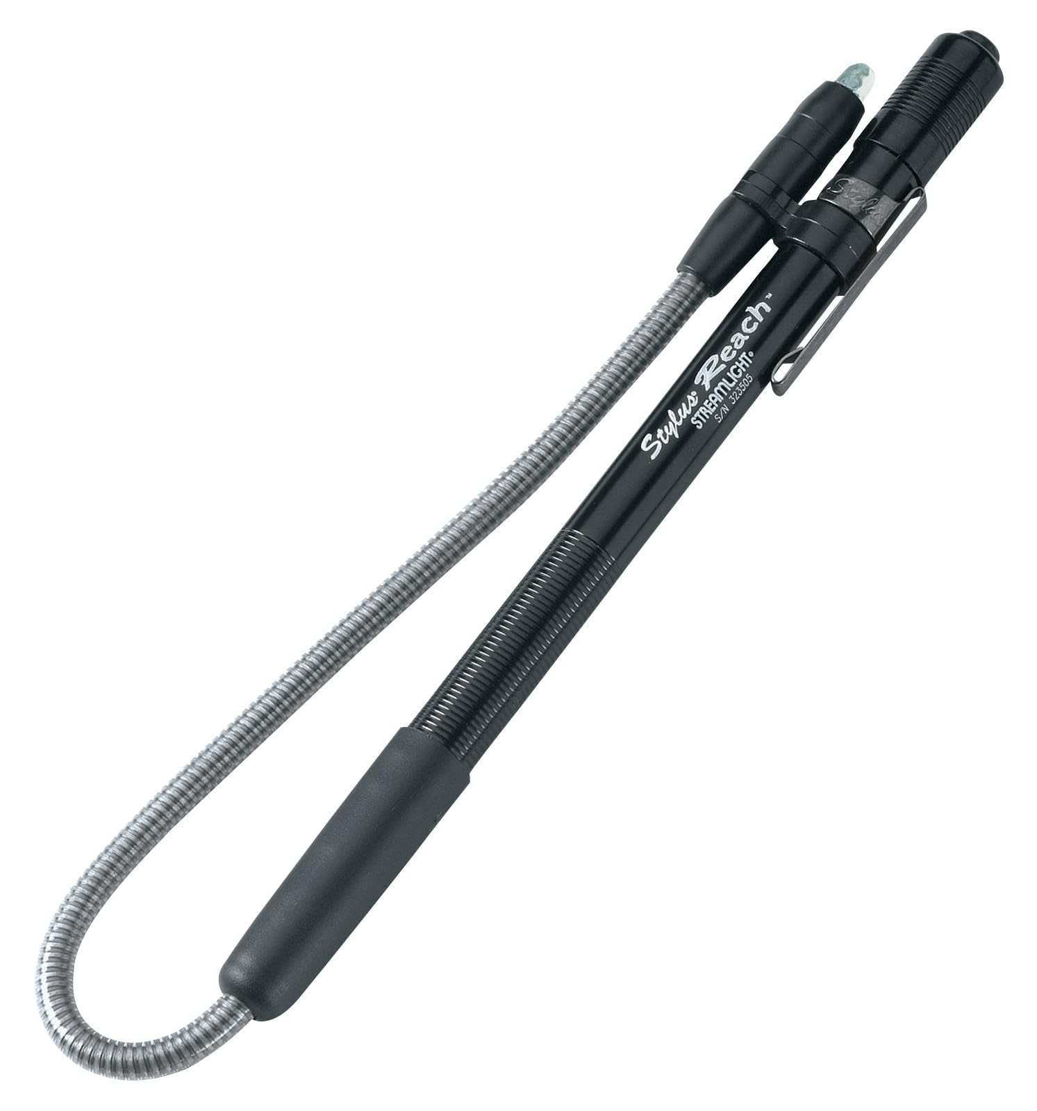 Streamlight 65618 Stylus 11-Lumen Reach Pen Light 11 with Flexible 7-Inch Extension Cable, Black