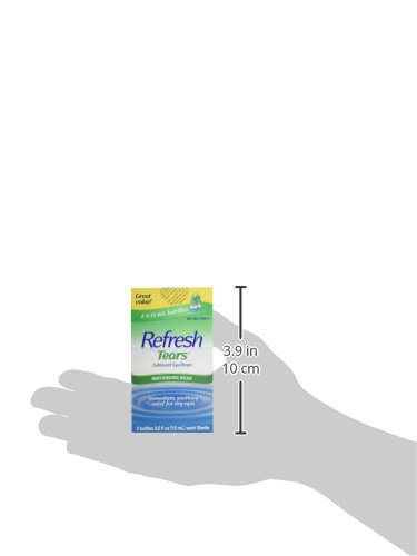 Refresh Tears Lubricant Eye Drops, 2 Count (Pack of 1)