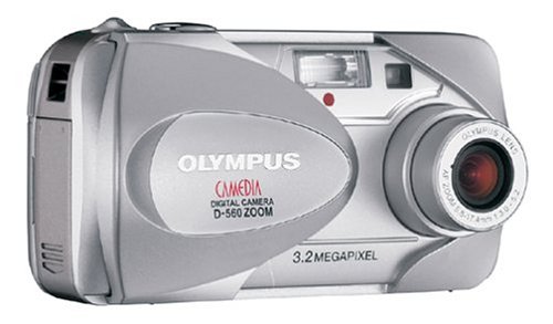 OM SYSTEM OLYMPUS D560 3.2 MP Digital Camera with 3x Optical Zoom