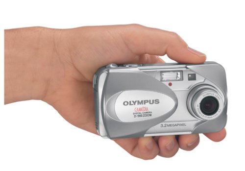 OM SYSTEM OLYMPUS D560 3.2 MP Digital Camera with 3x Optical Zoom