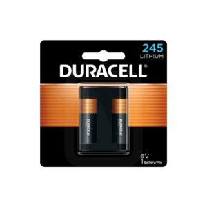 duracell 245-6v lithium-battery, 1 count pack, 245 6 volt high power lithium-battery, long-lasting for video and photo-cameras, lighting equipment, and more