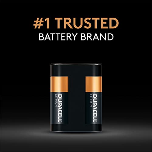 Duracell 245-6V Lithium-Battery, 1 Count Pack, 245 6 Volt High Power Lithium-Battery, Long-Lasting for Video and Photo-Cameras, Lighting Equipment, and More