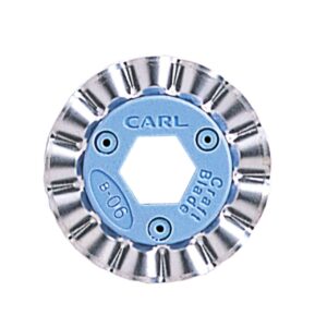 carl b-06 scallop blade, blue