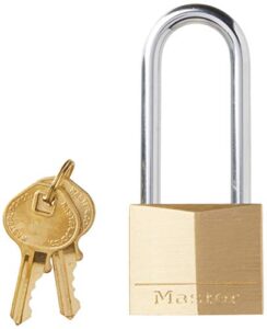 master lock 140dlh padlock, 1 pack, bronze/silver