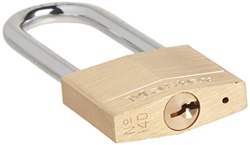 Master Lock 140DLH Padlock, 1 Pack, Bronze/Silver