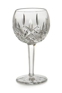waterford lismore balloon wine glass, 8-ounce