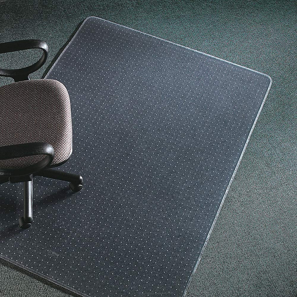 deflecto 60 x 60 Clear ExecuMat Intense All Day Use Chair Mat for High Pile Carpet