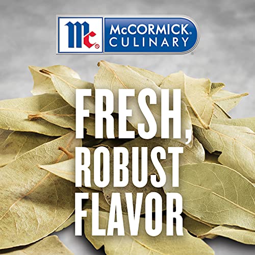 McCormick Culinary Whole Bay Leaves, 2 oz - One 2 Ounce Container of Dried Bay Leaves for Cooking, Perfect Spice for Stews and Marinades