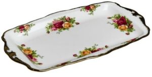 royal albert old country roses sandwich tray