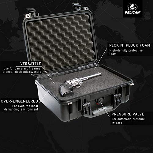 Pelican 1450 Case With Foam (Black)