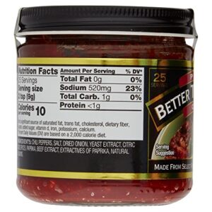 Better Than Bouillon Chili Base, Made from Select Roasted Chili Peppers & Spices, Blendable Base for Added Flavor, 8-Ounce Jar (Pack of 1)