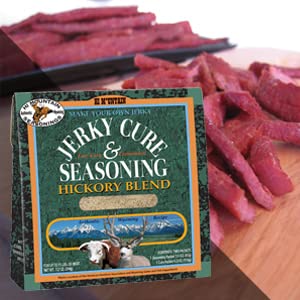 Hi Mountain Jerky Seasoning and Cure Kit - HICKORY BLEND. Create Delicious & Flavorful Jerky at Home (1 Box)