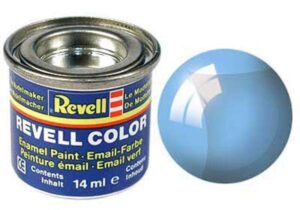 revell enamels 14ml blue clear paint
