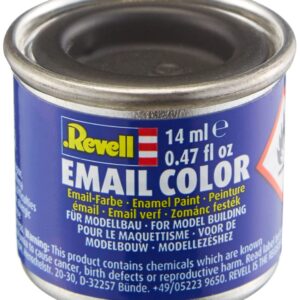 Revell Enamels 14ml Tar Black Matt Paint