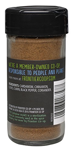 Frontier Co-op Garam Masala, 2-Ounce Jar, With Cardamom, Cinnamon & Cloves, Kosher, Non GMO, Non ETO