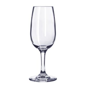 libbey bristol valley sheer rim/d.t.e. 3.75 oz sherry glass