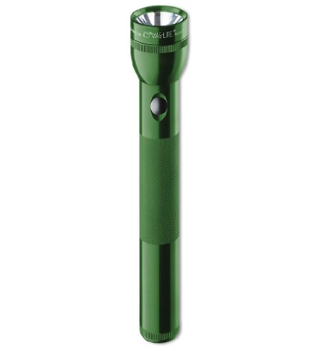 MagLite S3D396 3 Cell D Flashlight Dark Green, Adjustable, Battery Powered