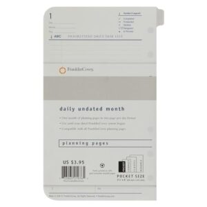 FranklinCovey - Undated Two Pages Per Day Month Pack (Pocket)