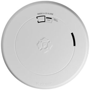 first alert sco7cn combination smoke and carbon monoxide detector with voice and location, battery operated , white