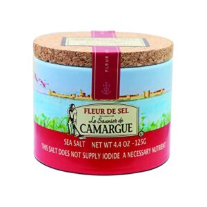 le saunier de camargue fleur de sel (sea salt), 4.4 oz, multi (115815)