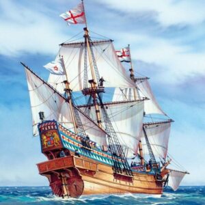 Heller Golden Hind Boat Model Building Kit