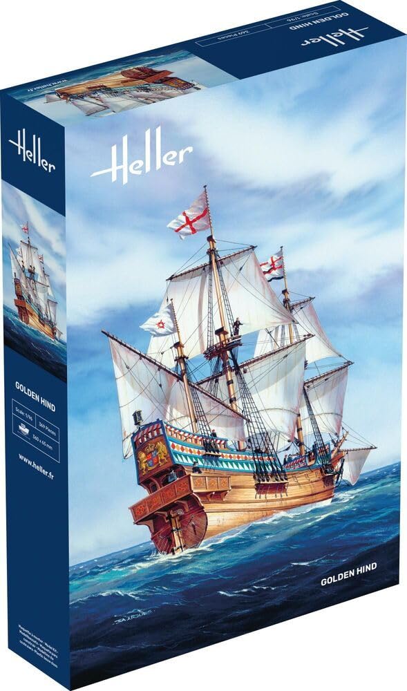 Heller Golden Hind Boat Model Building Kit