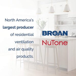 Broan-NuTone 678 Ventilation Fan and Light Combo for Bathroom and Home, 100 Watts, 50 CFM,White