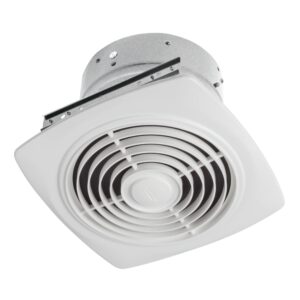 broan-nutone 505 exhaust fan, white vertical discharge ceiling ventilation fan, 8.5 sones, 200 cfm, 8"