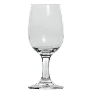 libbey 3765 embassy stemware - 8-1/2 oz. tall wine glass, case of 2 dozen
