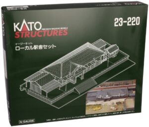 kato n scale unitrack rural station set