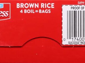 Success Boil-in-Bag Rice, Brown Rice, Quick and Easy Rice Meals, 14-Ounce Box