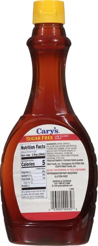 Cary's Sugar Free Low Calorie Syrup, 24 Fluid Ounces