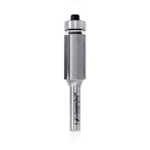 amana tool 47104 flush trim 1/2-inch diameter by 1-inch cutting height by 1/4-inch shank 2-flute router bit