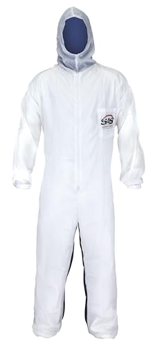 SAS Safety 6939 Moon Suit Nylon Cotton Coverall, Extra Large