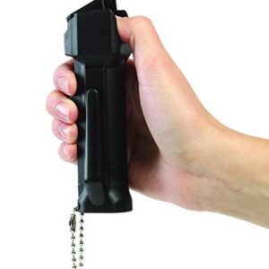 Mace Triple Action 12' Police Strength Pepper Spray with Tear Gas and UV Dye - Flip Top Safety, Great for Self Defense